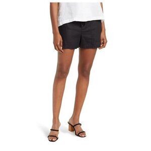 James Perse Linen Shorts Pockets Drawstring Waist NWT Size XS B1